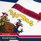 G128 Combo Pack: American USA Flag 3x5 Ft & West Virginia Flag 3x5 Ft, Both Printed 150D Polyester, Indoor/Outdoor, Brass Grommets